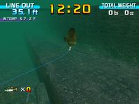 une photo d'Ã©cran de Sega Bass Fishing sur Sega Dreamcast